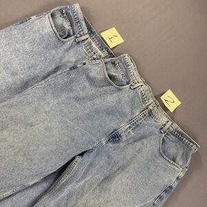 Polo Jeans Company Ralph Lauren Jeans Mens 40x30 Light Wash Banner Flag Patch